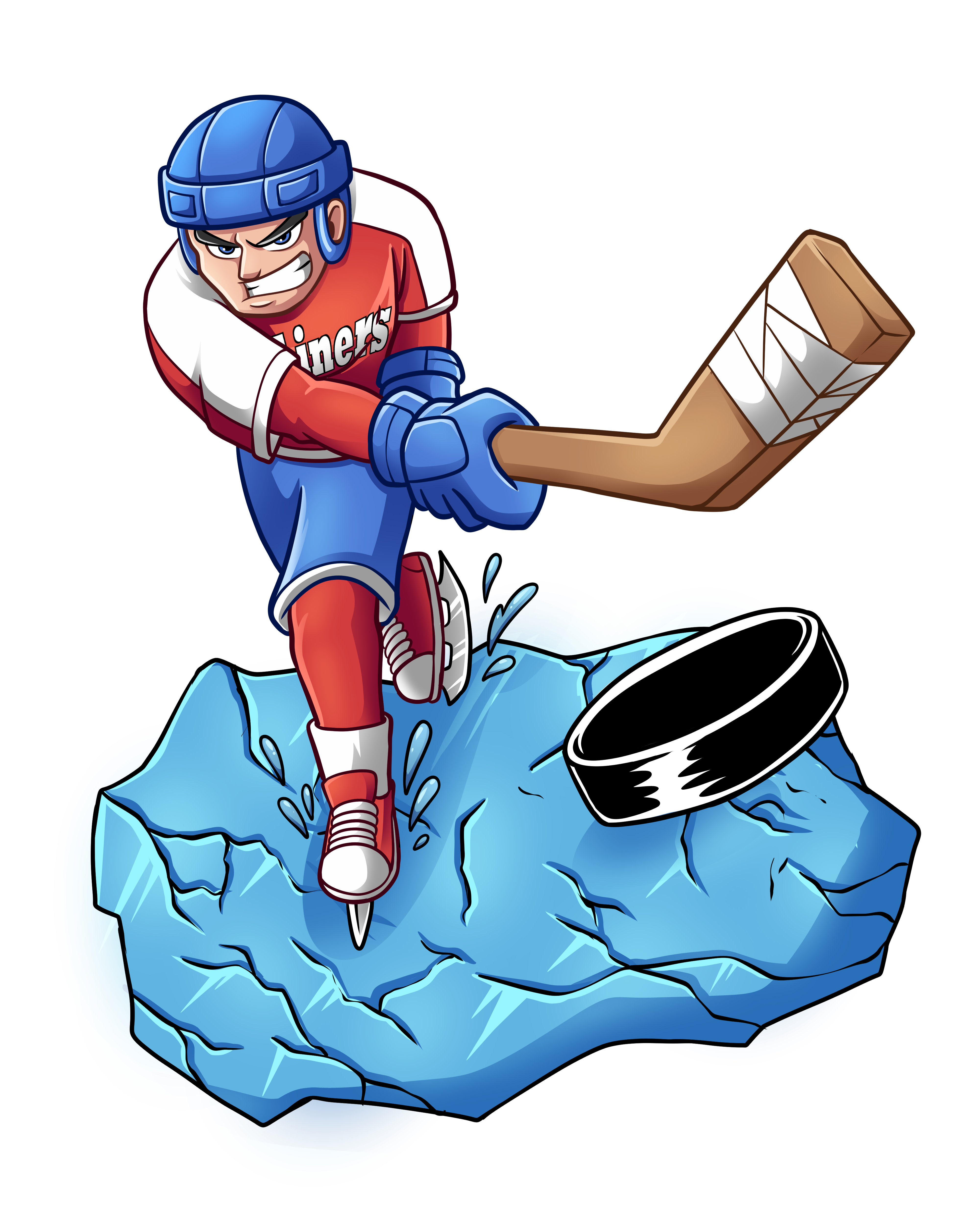 4thLiners character — action shot